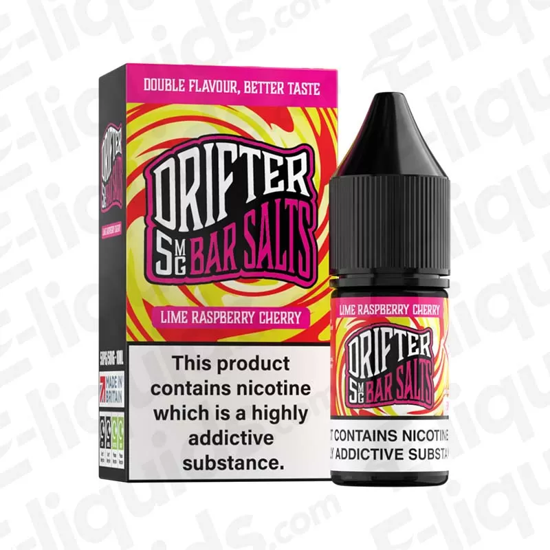 Drifter Bar Salts Lime Raspberry Cherry Nic Salt