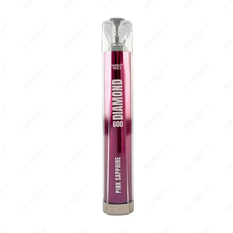 Vapes Bars Diamond 600 Pink Saphire Disposable Vape Kit