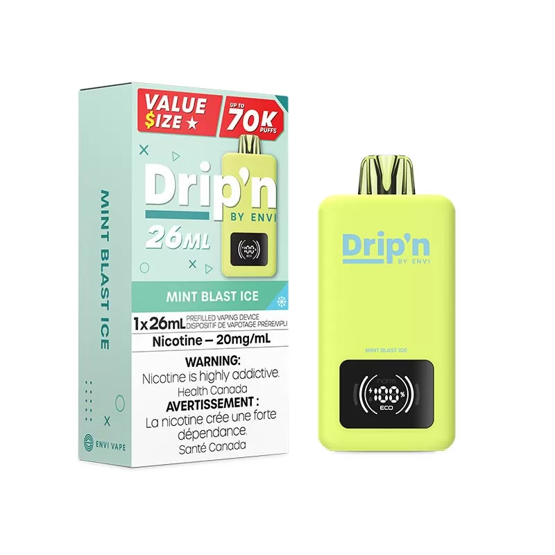 Drip'n by Envi 26ML Disposable - Mint Blast Ice (ON)