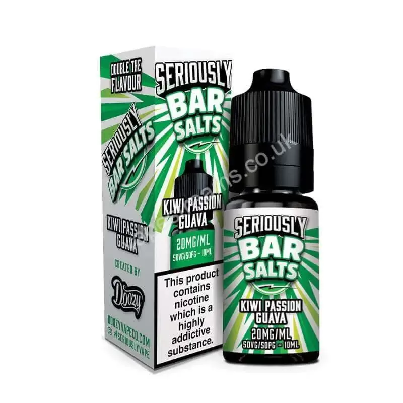 Doozy Seriously Bar Salts Kiwi Passion Guava Nic Salt E-Liquid