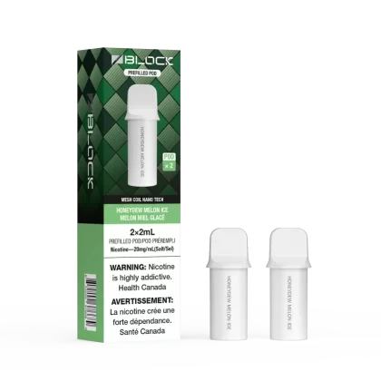 ZBlock Replacement Pods 2-Pack (2mL) - Honeydew Melon Ice