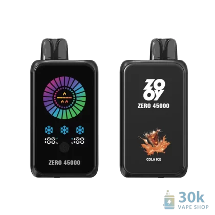 Zooy Zero 45000 Puffs Disposable Vape – Smart NIC/ICE Control & 10 Flavors