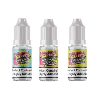 10mg Mental Bar Salts By Signature Vapours 10ml Bar Salt (50VG/50PG) (BUY 1 GET 1 )