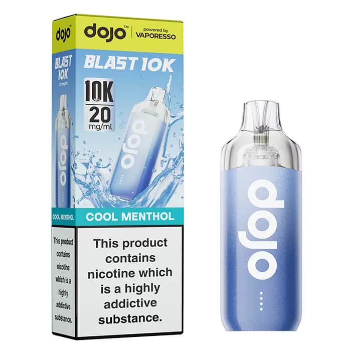 Cool Menthol DOJO Blast 10K Prefilled Vape Kit by Vaporesso