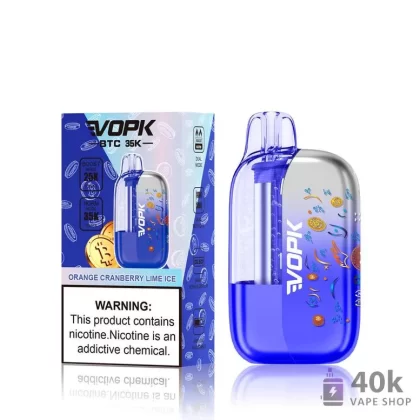 VOPK BTC 35000: 35K Puffs Disposable Vape with 10 Flavors