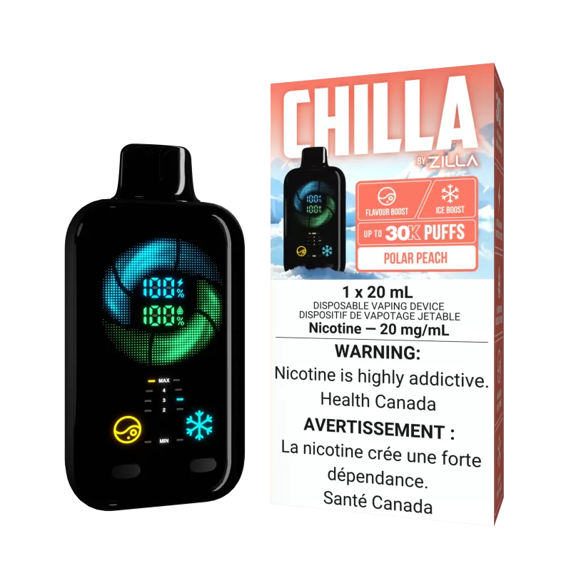 Chilla by Zilla - Polar Peach | Vape Cloud Canada
