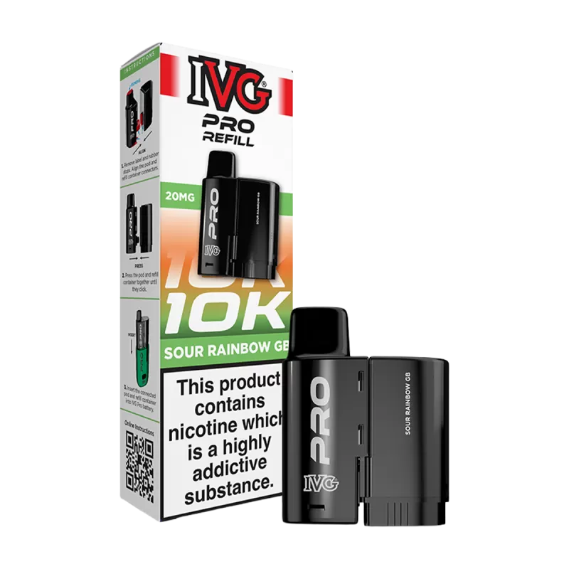 Sour Rainbow GB IVG Pro 12 Refill Pack