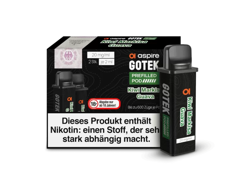 Aspire Gotek x Prefilled Pod – Kiwi Markisa Guava (2er Pack)
