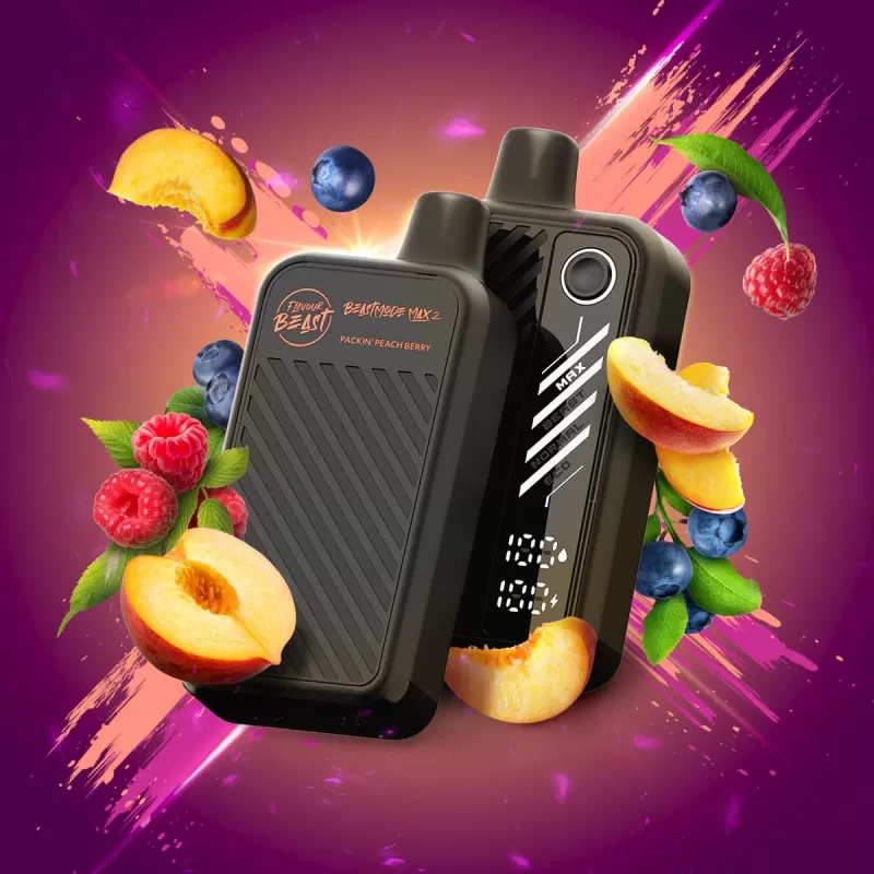 Flavour Beast Beast Mode Max 2 Packin peach berry