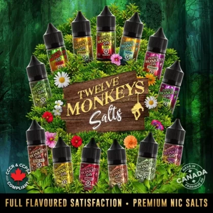 12 Monkeys Salts 30ml