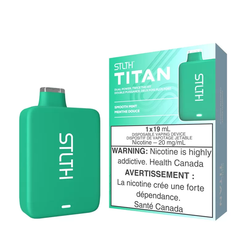STLTH Titan Smooth Mint Disposable Vape Pen