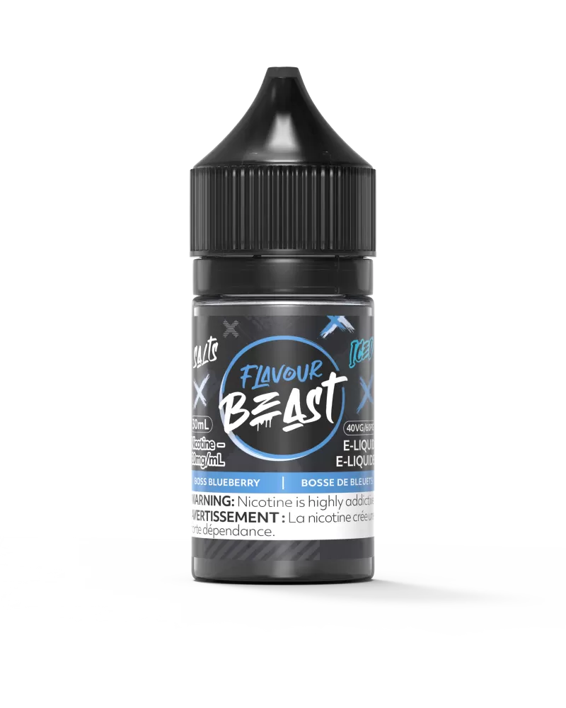 Flavour Beast E-Liquid 30mL – Boss Blueberry Iced