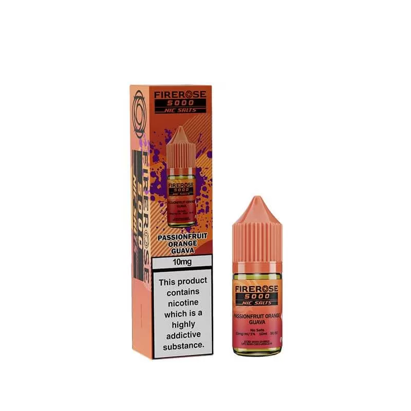 Elux Firerose 5000 Passionfruit Orange Guava 10ml Nic Salt E-Liquid