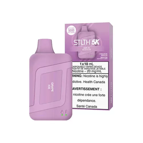 STLTH 5K Grape Ice Disposable Vape 20mg