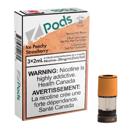 Z POD 2% 3 X 2ML – ICE PEACHY STRAWBERRY