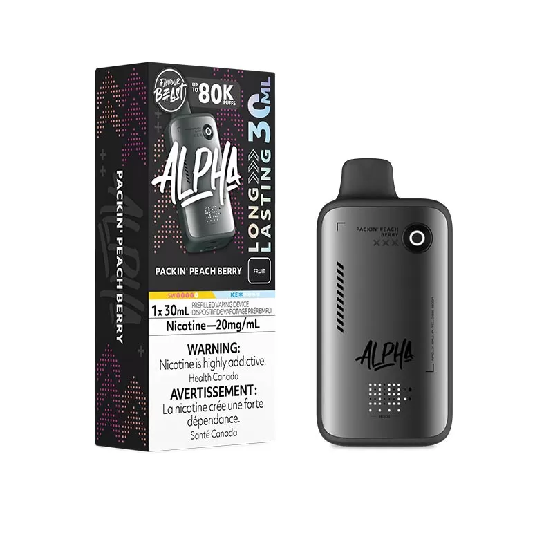 Flavour Beast Alpha Disposable - Packin' Peach Berry