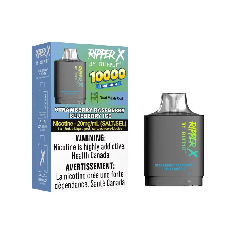Strawberry Raspberry Blueberry Ice - Rufpuf Ripper X 15K Pod