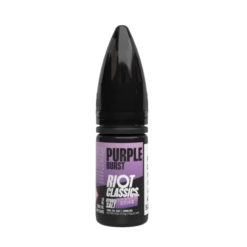 Purple Burst Hybrid Salt E-Liquid by Riot Squad (10ml)