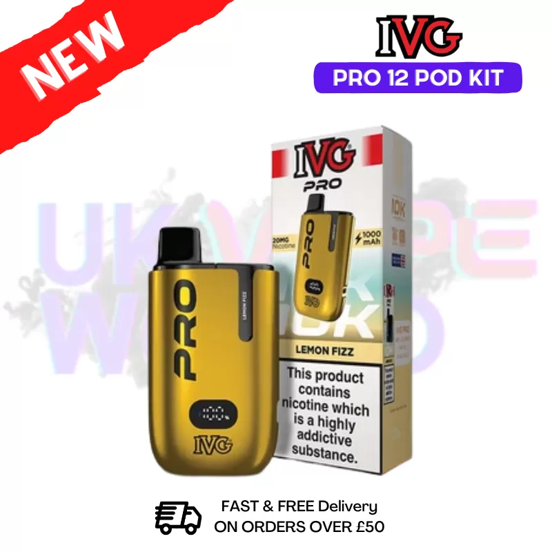 Lemon Fizz IVG Pro12 Prefilled Pod Kit