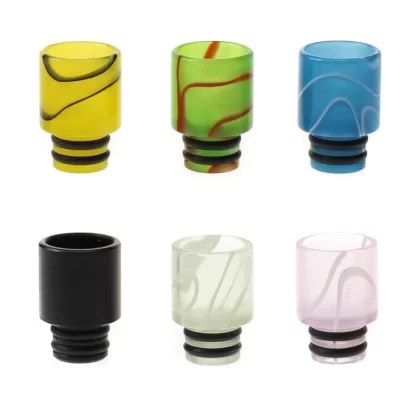 510er Drip Tip Acrylic in 6 Colours + 6er Spar Pack MTL DTL Mouthpieces Driptip