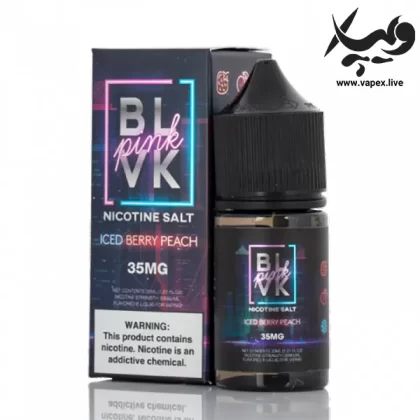 سالت بی ال وی کی هلو بری یخ BLVK ICED Berry Peach