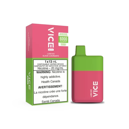 Vice Box Rechargeable Disposable Vape - 6000 Puffs - LUSH ICE