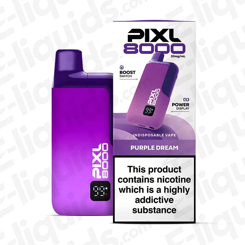 PIXL 8000 Purple Dream - Grape Prefilled Pod Kit