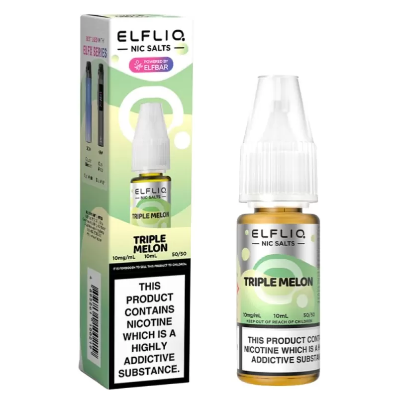 Triple Melon Nic Salt E-Liquid by Elf Bar Elfliq (10ml)