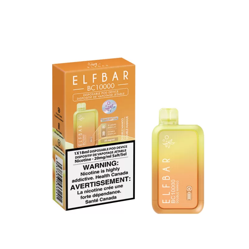 Elf Bar BC10K Double Mango 20mg/mL disposable (Provincial)