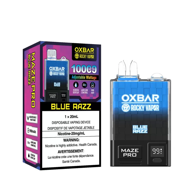 Oxbar Maze Pro Blue Razz Disposable Vape Pen