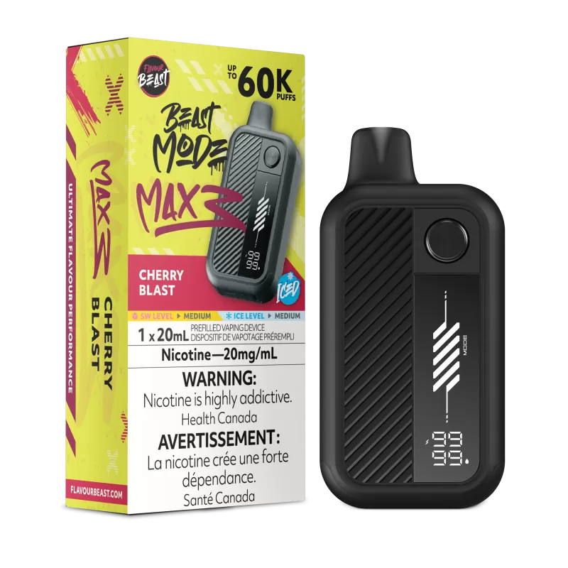 Flavour Beast - Beast Mode Max 3 60K Disposable: Cherry Blast Iced