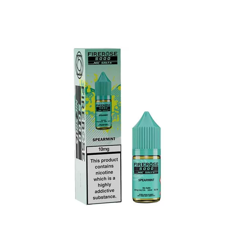 Elux Firerose 5000 Spearmint 10ml Nic Salt E-Liquid