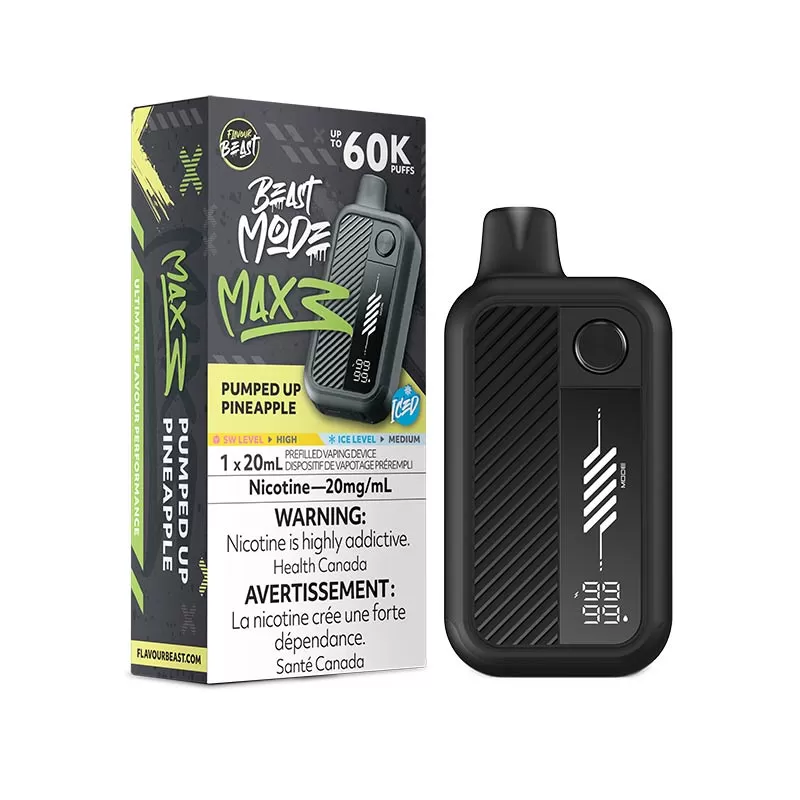 Flavour Beast Beast Mode Max 3 Disposable - Pumped Up Pineapple Iced (AB)