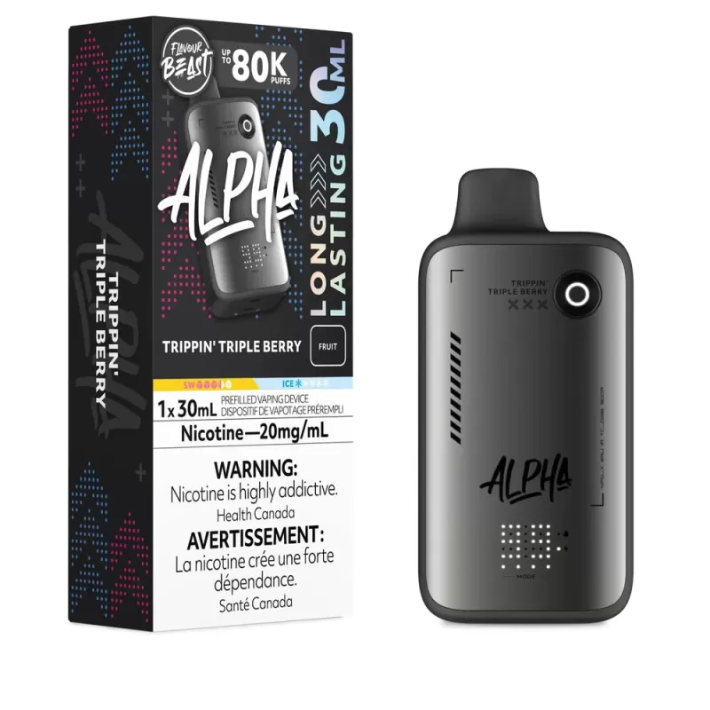 Flavour Beast Alpha 80k Trippin' Triple Berry Disposable Vape