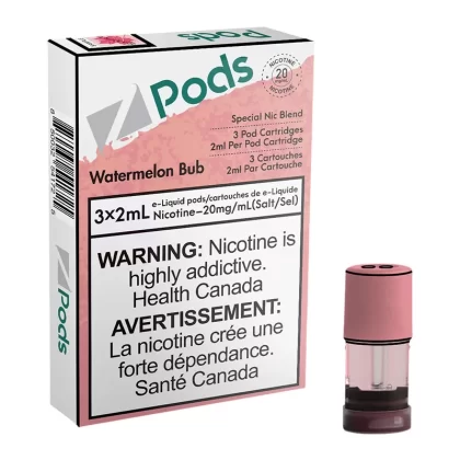 Z POD 2% 3 X 2ML – WATERMELON BUB