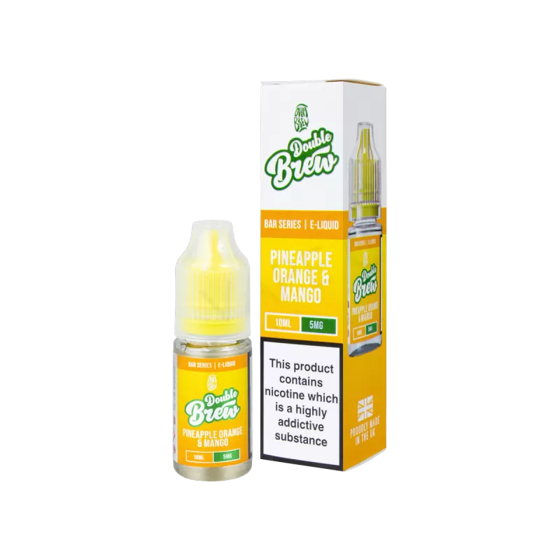 Pineapple Orange Mango Nic Salt E-Liquid by Double Brew