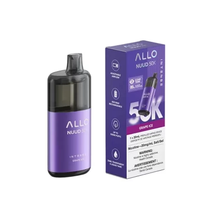 ALLO Intense Nuud 50K Disposable Vape - Grape Ice (AB)