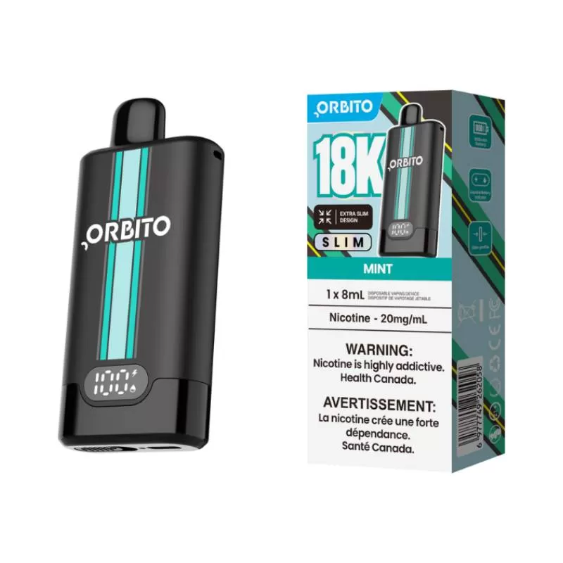 Orbito Slim 18K Disposable Vape - Mint