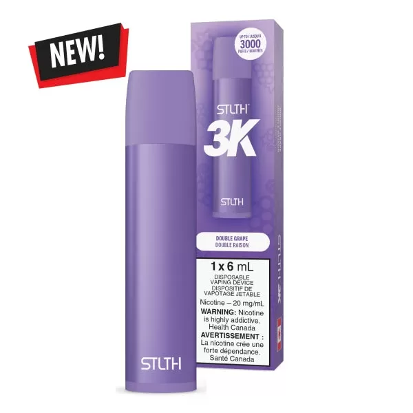 Stlth 3k Double Grape 20mg Disposable Provincial