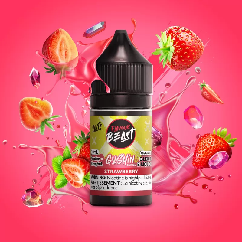 Flavour Beast SALTS GUSHIN - Strawberry