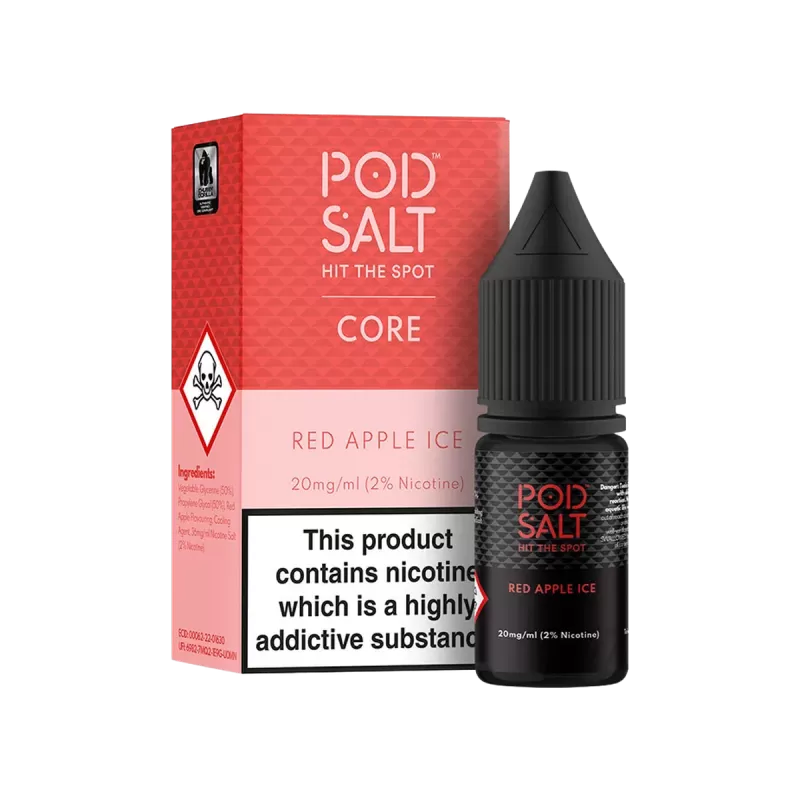Red Apple Ice Nic Salt E-Liquid by Pod Salt