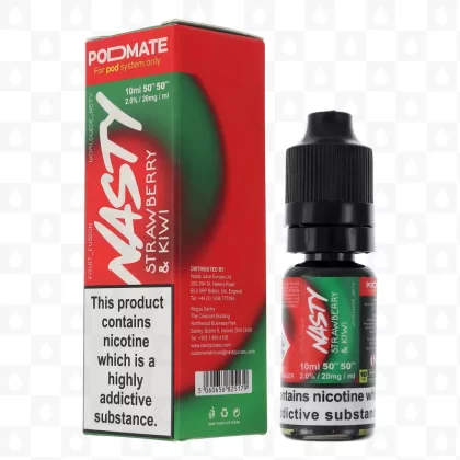 سالت نستی توت‌فرنگی کیوی NASTY PODMATE STRAWBERRY KIWI