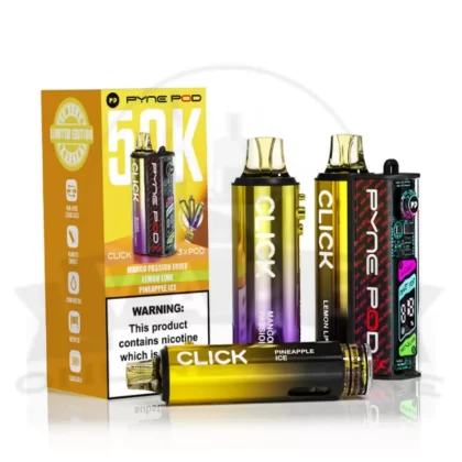 Yellow Edition Pyne Pod Click 50k Vape Kit