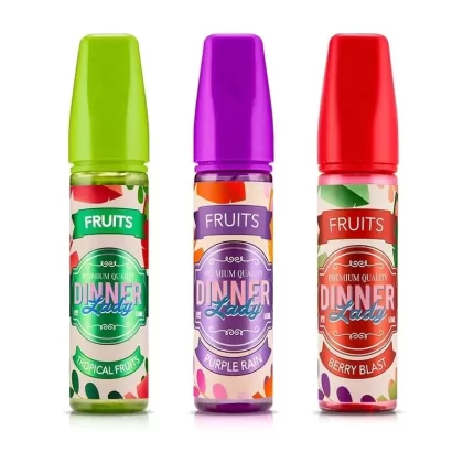 2x Dinner Lady 50ml Shortfill e Liquids – All Flavours – 70VG