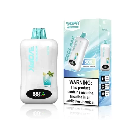 VOPK Cool Bar 30K Rechargeable Disposable Vape 30000 Puffs – Mesh Coil Airflow Control E-Juice Screen | Wholesale Europe Ready Stock