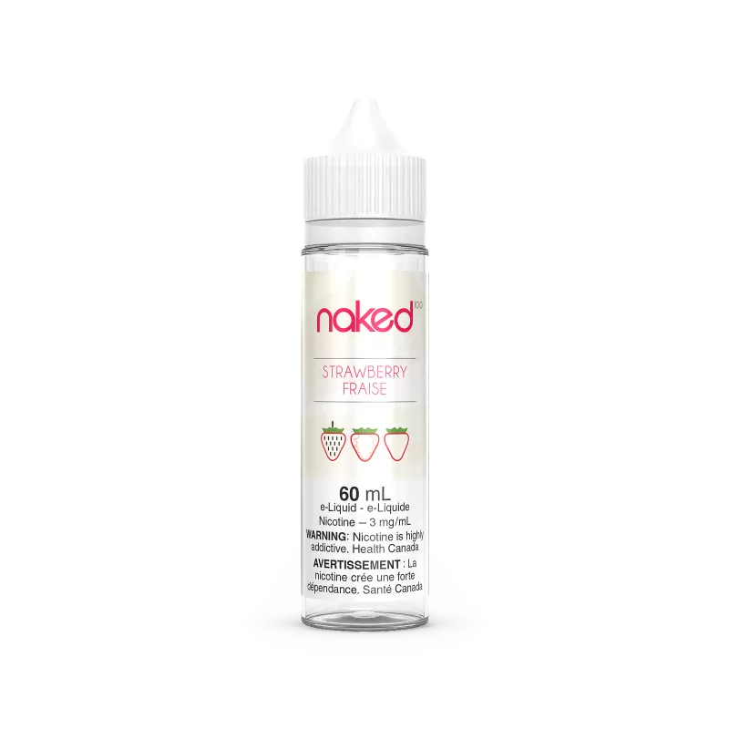 Naked E-liquid Strawberry 3mg - 60ml (Provincial)