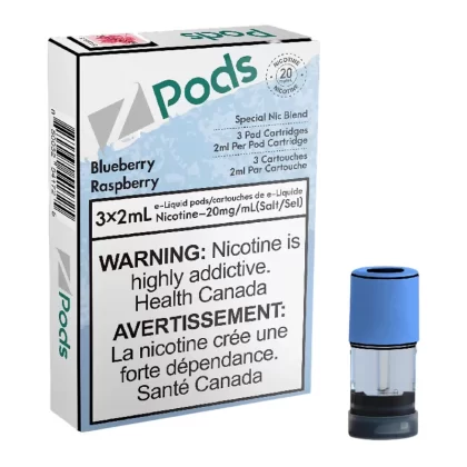 Z POD 2% 3 X 2ML – BLUE RASPBERRY