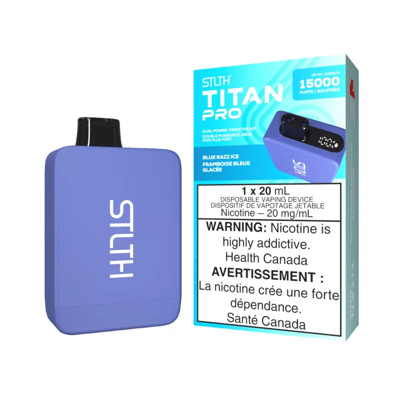 STLTH Titan Pro - Blue Razz Ice