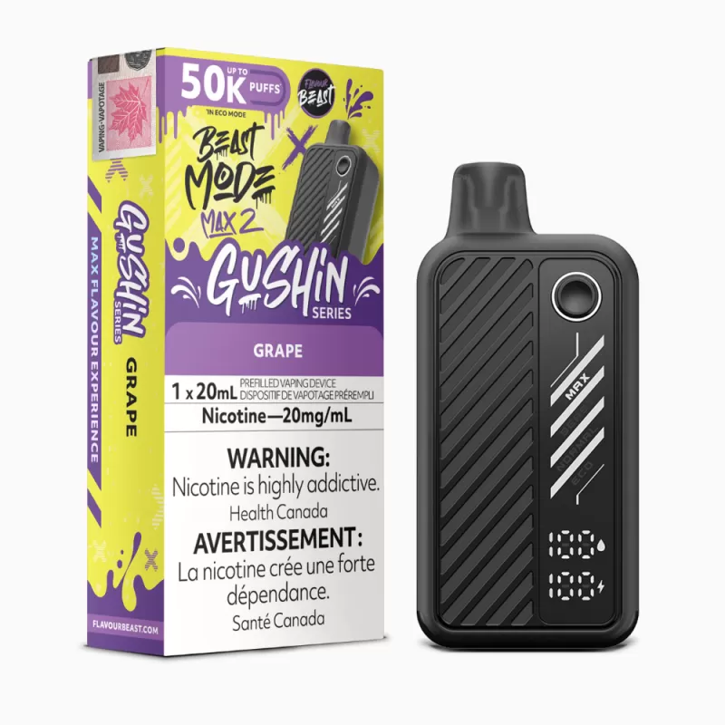 Flavour Beast Mode Max 2 Gushin - Grape