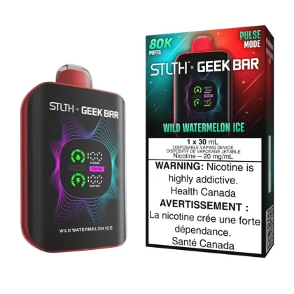 Wild Watermelon Ice STLTH x Geek Bar 80K Disposable Vape